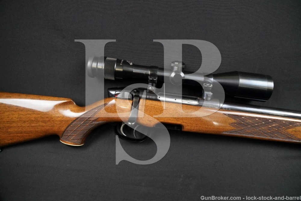 Steyr Mannlicher Model L .243 Winchester Bolt Action Rifle & Swarovski 1975