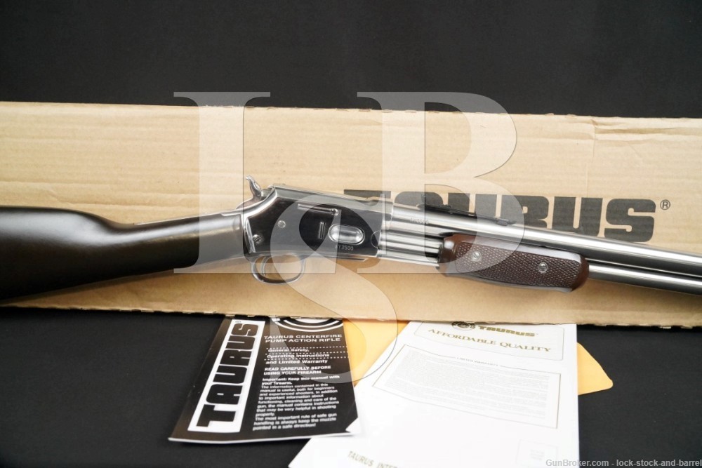 Taurus C45 Thunderbolt Stainless Steel 26" .45 Colt Pump Action Rifle, 2013