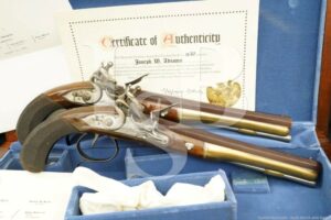 US Historical Society Hamilton-Burr Flintlock Dueling Pistols ATF Antique