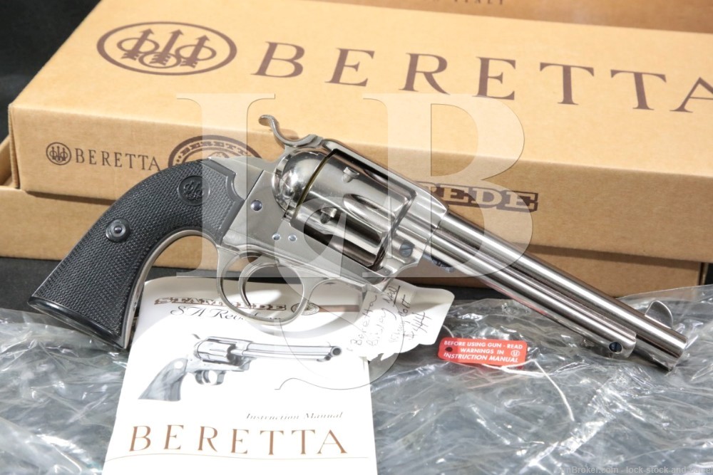 Uberti Beretta Stampede Bisley JEF2501 .45 Colt SAA Single Action Revolver