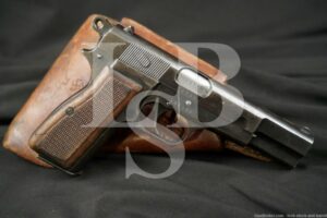 WWII FN Marked m1935 Hi-Power WaA140 9mm Luger Semi-Auto Pistol