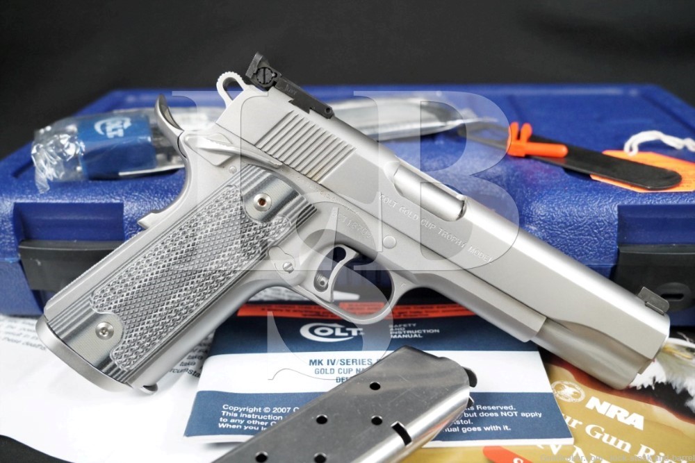 Colt Gold Cup Trophy O5070X 1911 .45 ACP Semi-Automatic Pistol, 2007