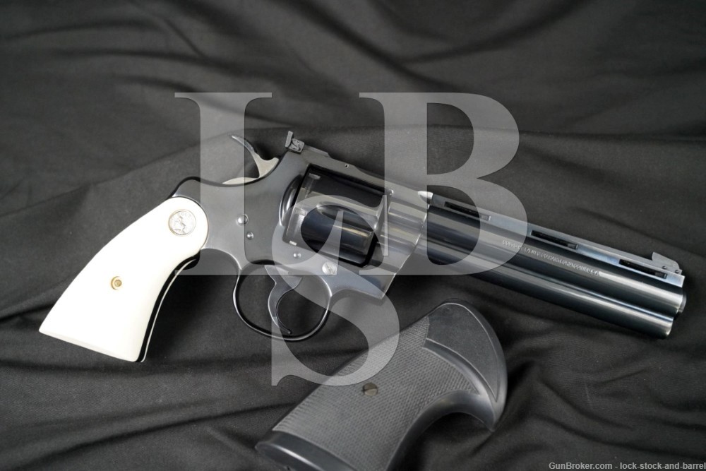 Colt Python Model I3660 Blue 6" .357 Magnum Double Action Revolver, 1975