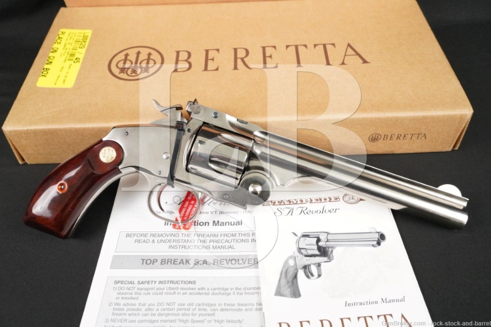 Uberti/Beretta Laramie Like Schofield .45 Colt Top Break Revolver, 2006