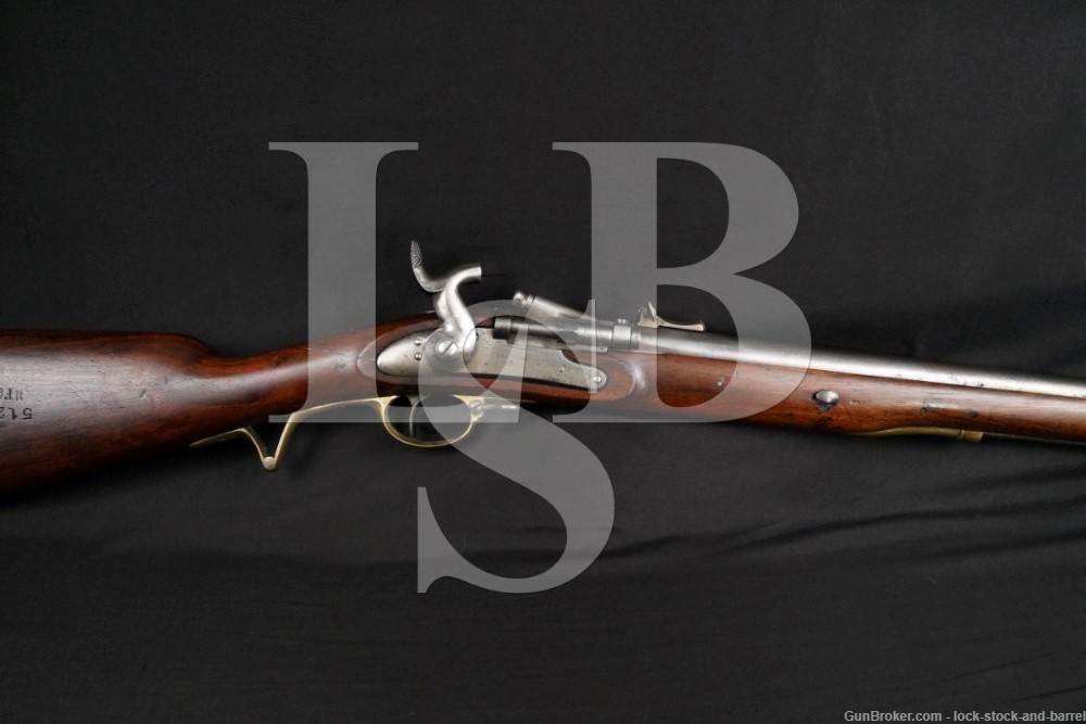 Pirlot Freres Danish Navy Model 1853/66 17.5mm RF 30″ Snider Rifle Antique