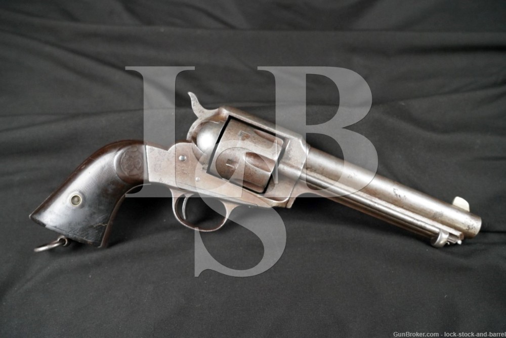 Remington Arms Co. Model 1890 Single Action Army .44 WCF Revolver ...