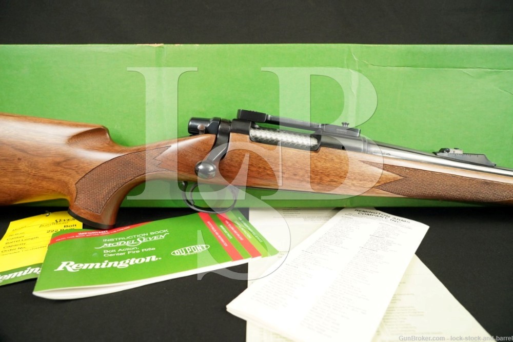 Remington Model Seven 7 .222 Rem. 18.5" Bolt Action Rifle MFD 1983