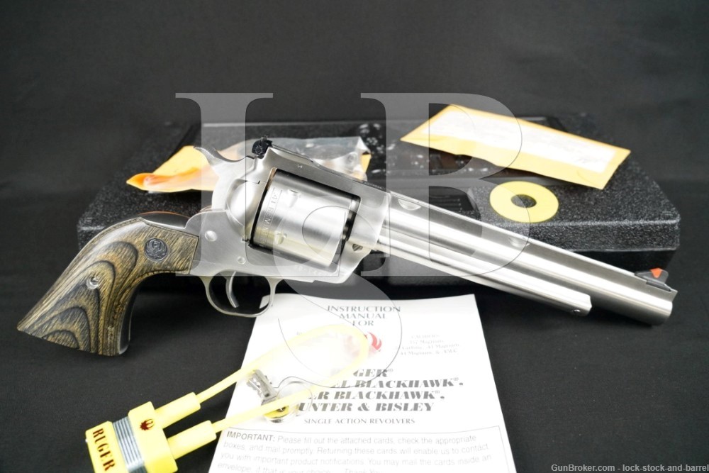 Ruger New Model Super Blackhawk Hunter 00863 .41 Magnum Stainless Revolver