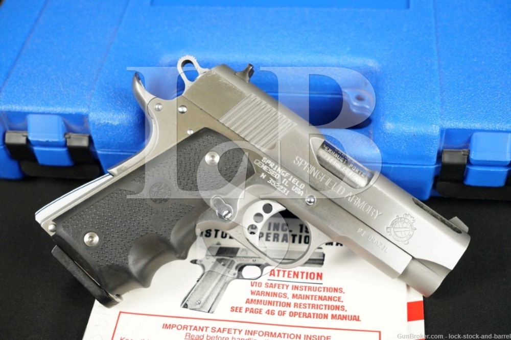 Springfield Armory 1911A1 Ultra Compact V10 Super Tuned Ported .45 ACP