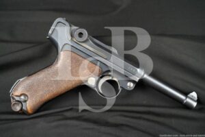 WWI DMW Luger P08 P.08 9mm Parabellum 4" Semi-Automatic Pistol MFD 1917 C&R