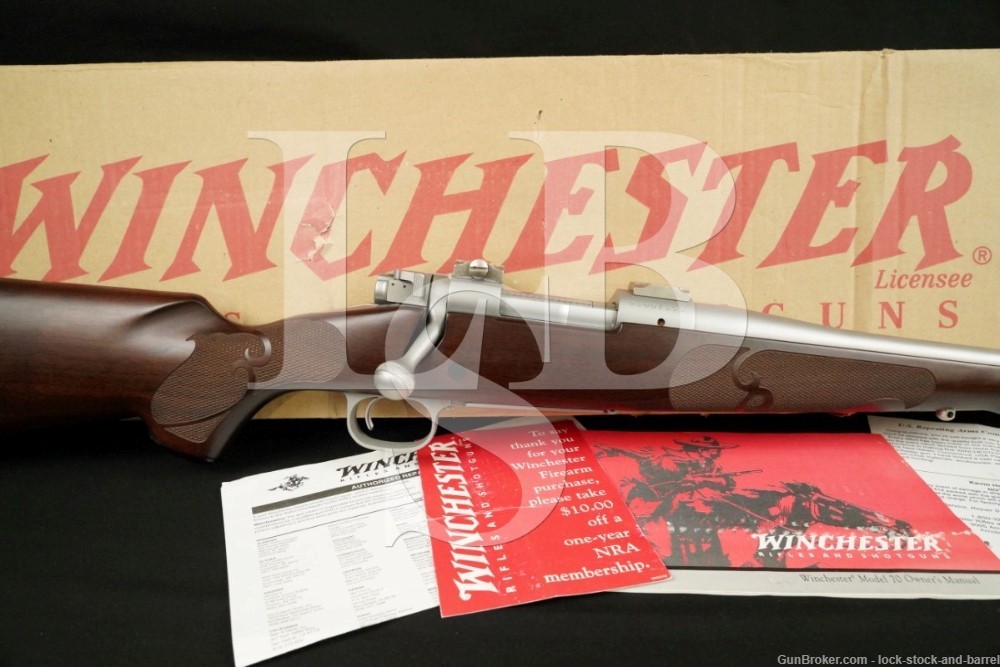 Winchester Model 70 Featherweight Stainless .25 WSSM 22" Bolt Action Rifle