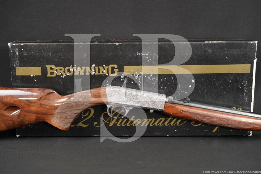 Browning Miroku SA22 SA-22 Grade III Engraved .22 LR Semi-Auto Rifle, 1979