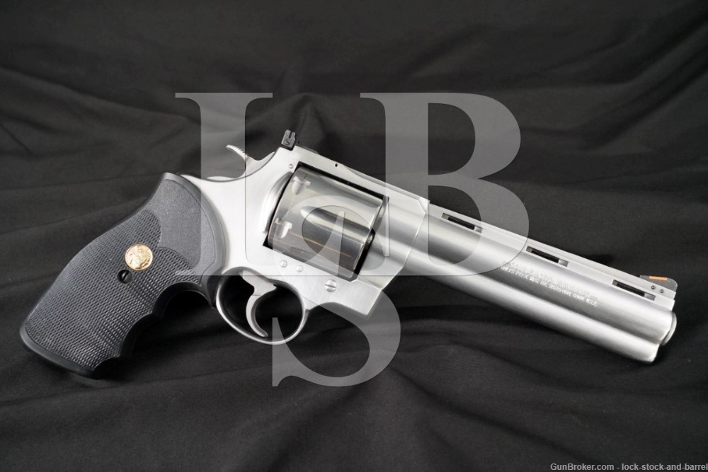 Colt Anaconda Model MM3060 6″ Stainless .44 Mag Magnum Revolver, MFD 1991