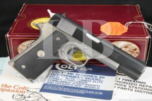 Colt Combat Elite Team Two-Tone 1911 .45 ACP Semi-Automatic Pistol, 1989