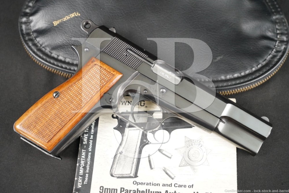 FN Browning Hi-Power T-Series 9mm Semi-Automatic Pistol, MFD 1969-1970 C&R