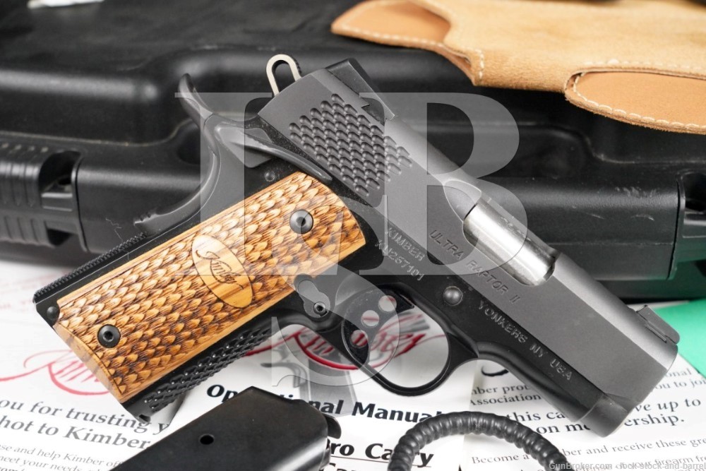 Kimber Custom Shop Ultra Raptor II 2 .45 ACP 3″ 1911 Semi-Automatic Pistol