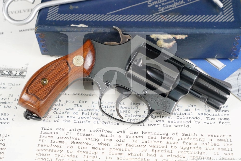 Navy Overrun Smith & Wesson Model 36 Chiefs Special .38 Spl Revolver