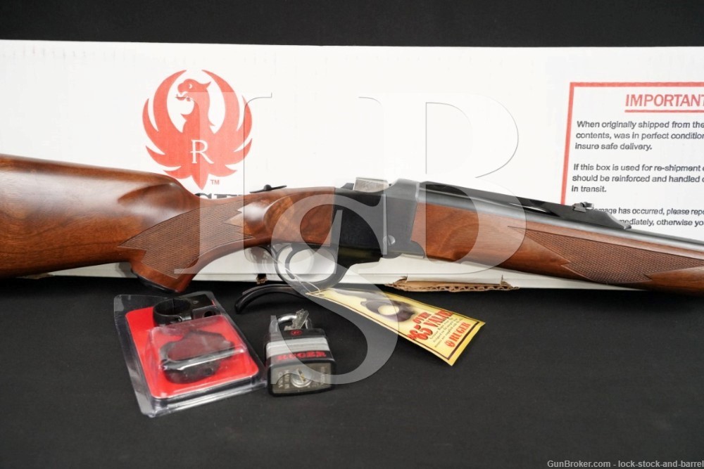 Rare Ruger No 1 6.5x55mm Swedish 22″ Falling Block Lever Action Rifle 2010