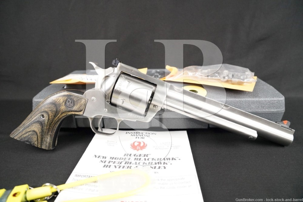 Ruger Super Blackhawk Hunter 00864 KS-457NH 45 Colt Revolver 2003 Stainless