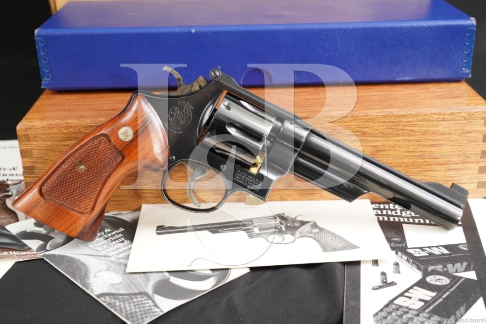 Smith & Wesson S&W Model 25-2 .45 ACP 6″ DA/SA Revolver, MFD 1980-1982