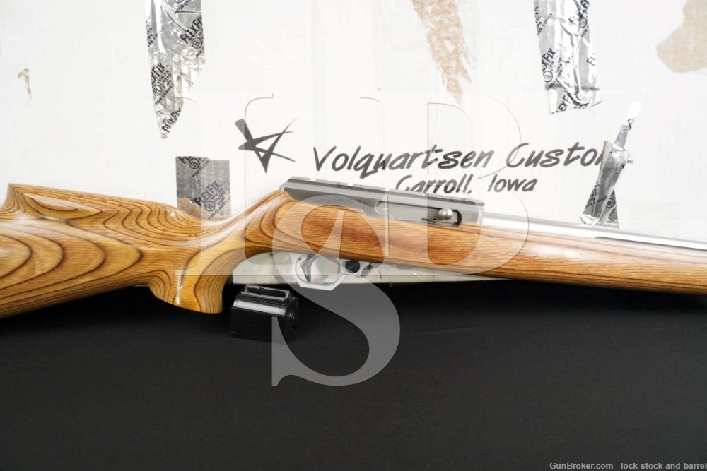 Volquartsen Custom Model Deluxe .17 HMR 20″ Fluted Bull Bbl Semi-Auto Rifle