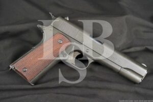 WWI Colt Model of 1911 U.S. Army .45 ACP Semi-Automatic Pistol, 1918 C&R