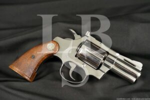 Colt Diamondback D5521 Scarce 2 1/2" Nickel .38 Special Revolver, 1969 C&R