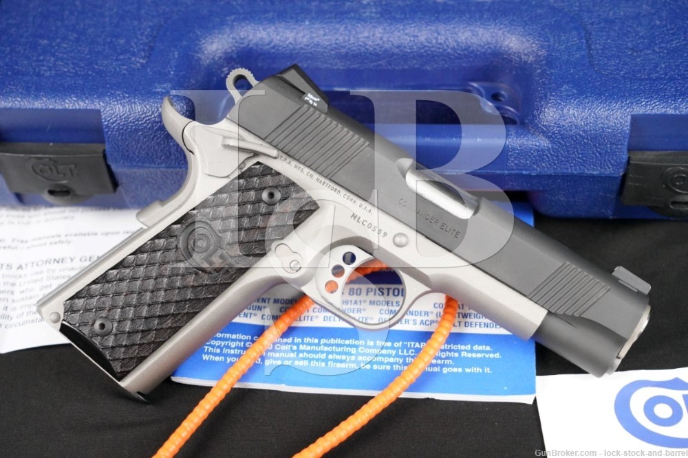 Colt Lightweight Commander Elite 04860TXT .45 ACP Semi-Auto Pistol, 2014