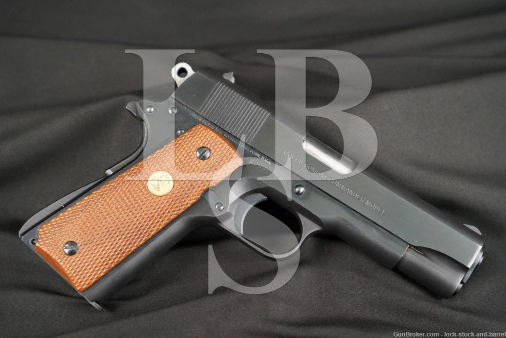 Colt Pre-Series 80 Combat Commander 1911 9mm Semi-Automatic Pistol MFD 1982