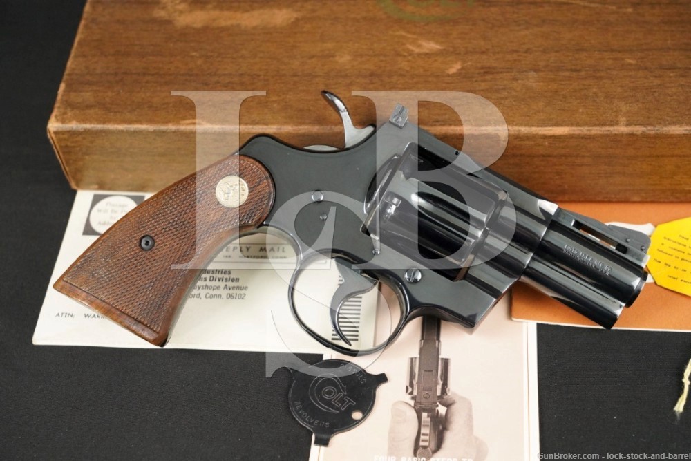 Colt Python .357 Magnum 2.5" Single/Double-Action Swing Revolver 1973