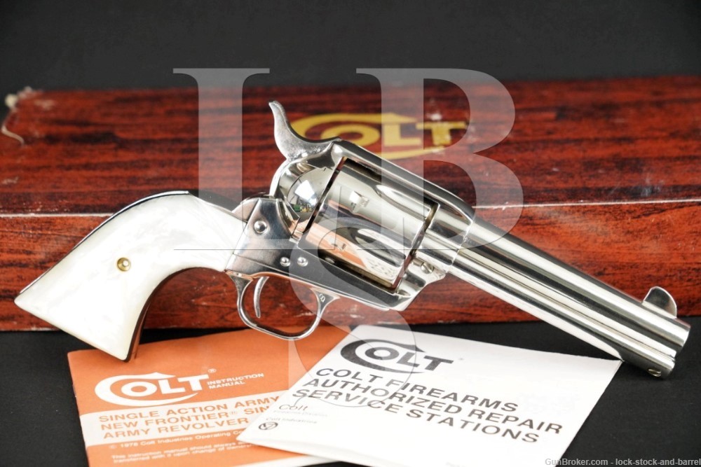 Colt Single Action Army P1746 SA37551 .44 Special 4.75" Nickel SAA Revolver