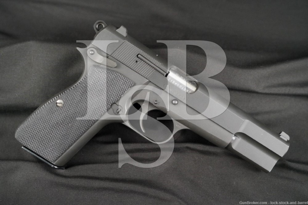 FN Herstal Israeli Marked Hi-Power 9×19 NATO SA Semi-Auto Pistol, MFD 1995