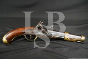 French Charleville Model 1763/66 .71 Flintlock Muzzleloader Pistol Antique