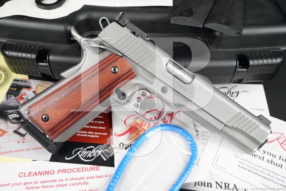 Kimber Model Stainless Target II 2 9mm 5″ 1911 1911A1 Semi-Automatic Pistol