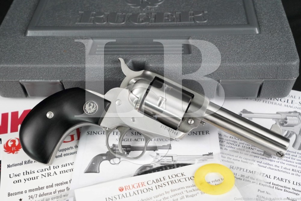 Ruger New Model Single Seven 08163 .327 Federal Magnum 3.75" SA Revolver