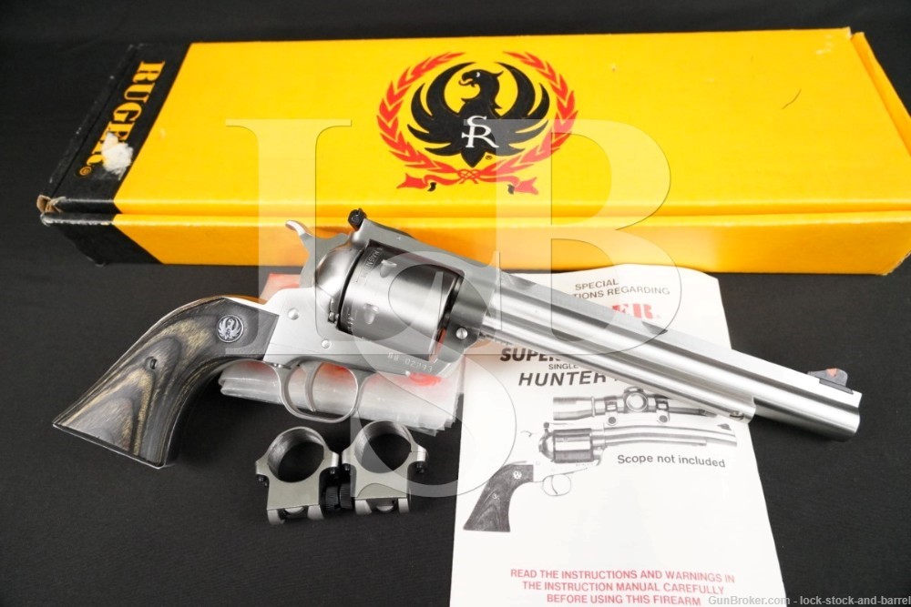 Ruger New Model Super Blackhawk Hunter 00832 .44 Magnum Stainless Revolver