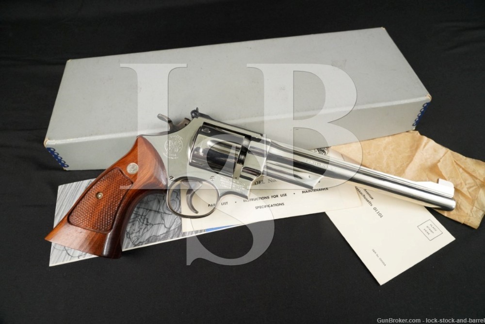 Smith & Wesson S&W Model 27-2 .357 Magnum 8 3/8" Nickel Revovler 1979-1980