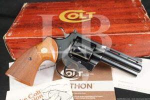 COLT Python .357 Magnum DA/SA Double-Action Revolver, MFD 1978