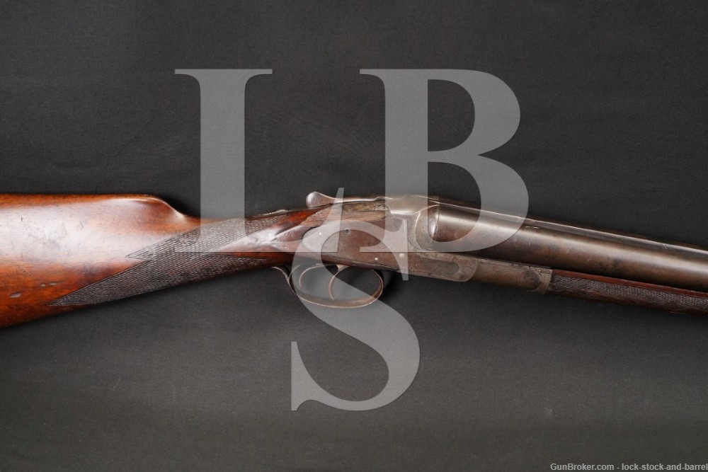 L.C. Smith Hunter Arms Pigeon Gun 12 GA 30″ SxS Double Shotgun 1898 Antique