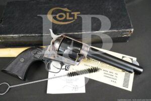 Late Colt 1st Gen Single Action Army SAA 5 1/2" .45 Revolver & Box 1940 C&R