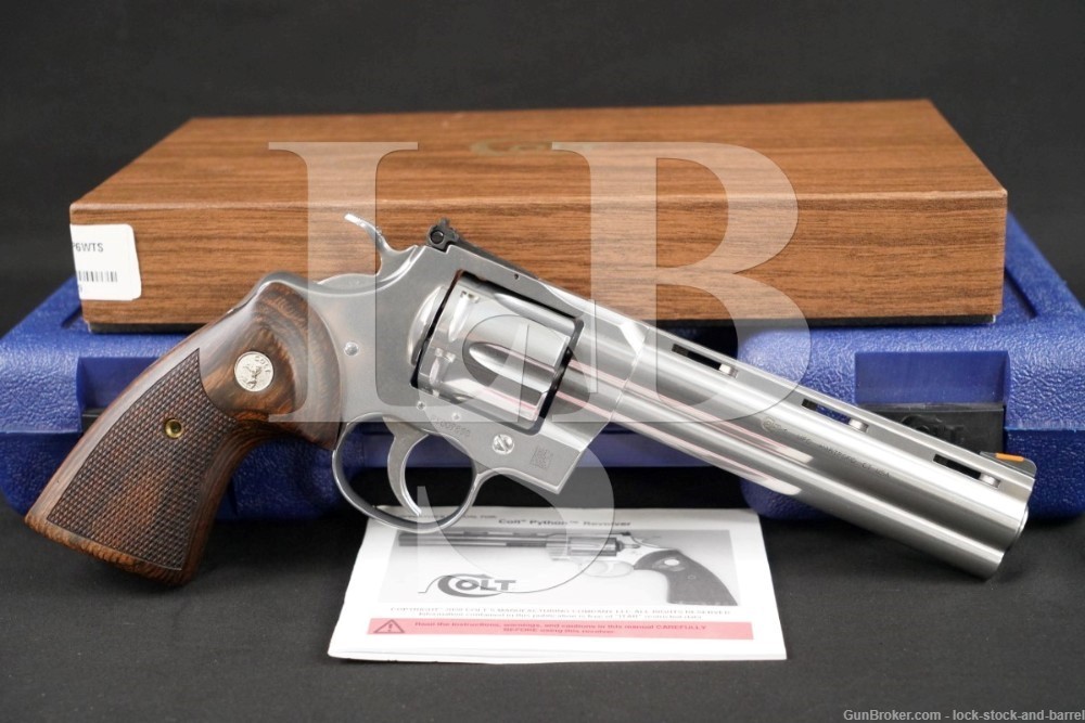 Colt Python PYTHON-SP6WTS 6" Stainless .357 Magnum Revolver & Box 2020-2022