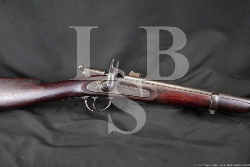 Civil War-era Lamson & Co Palmer Carbine .50 RF Bolt-Action Rifle Antique