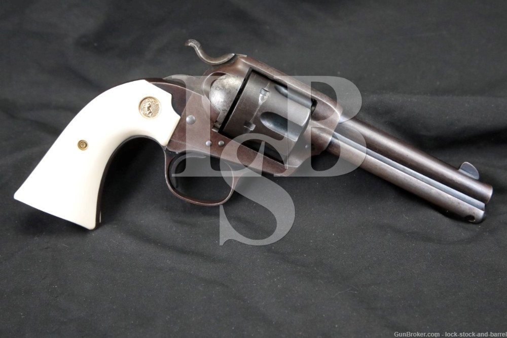 Colt 1st Gen Bisley Model Single Action Army SAA .45 LC Revolver, 1902 C&R