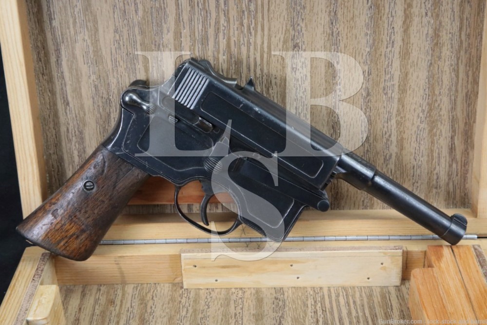 RARE Terni Arsenal Vitali Model 1910 9mm Glisenti Semi-Automatic Pistol C&R