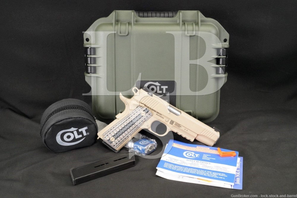 Early Colt Custom Shop M45A1 CQBP USMC 1911 Rail Gun .45 ACP Pistol, 2013