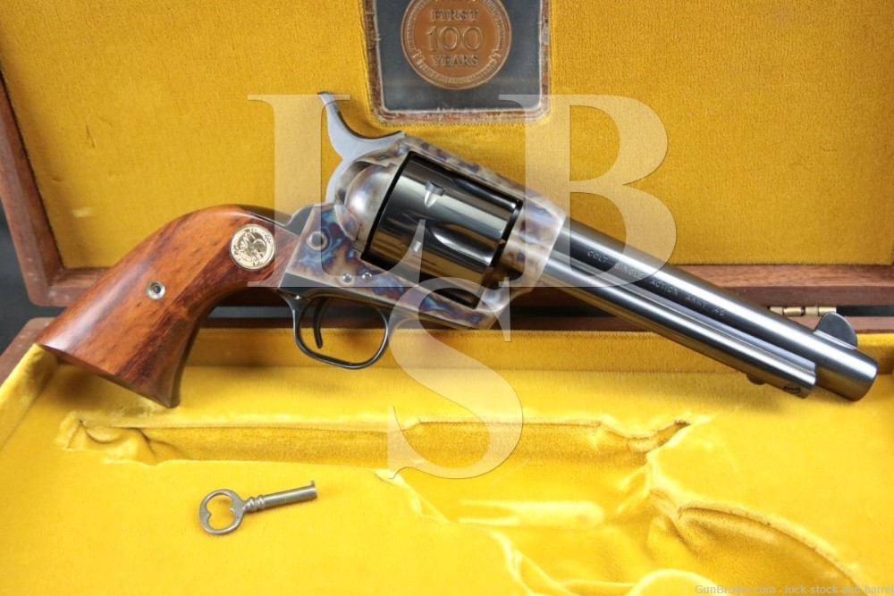 Colt NRA Centennial SAA .45 Colt 5.5″ Single-Action Army Revolver 1971 C&R