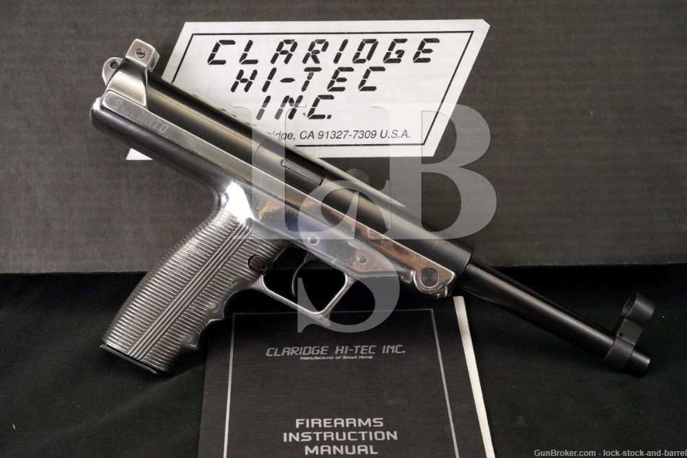 Claridge Hi-Tec S-9 9mm Blowback Semi Automatic Pistol, MFD 1990-1993