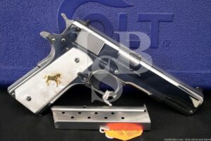 Colt Government Model Stainless 02091 1911 .38 Super Semi-Auto Pistol