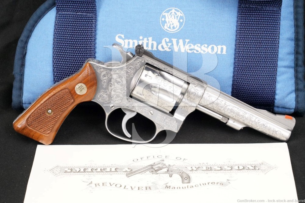 Factory Engraved Special Edition Smith & Wesson Model 63 .22 LR 4″ Revolver