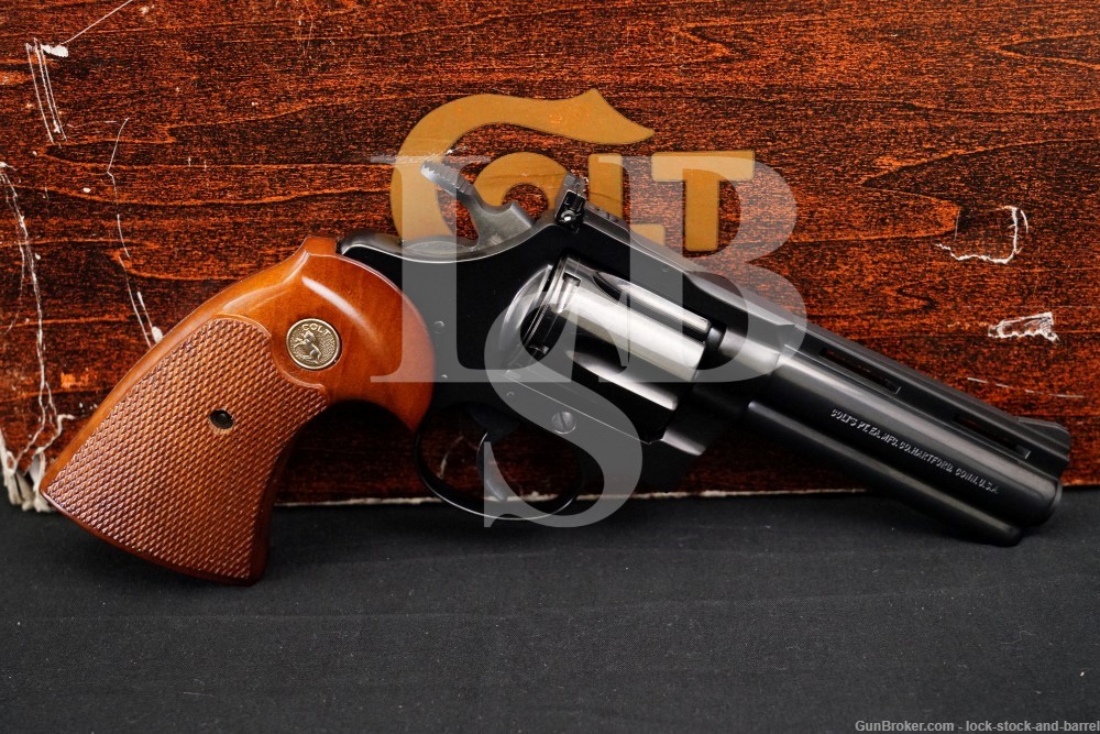 Colt Diamondback D5140 4” .22 Long Rifle LR DA/SA Revolver, MFD 1977